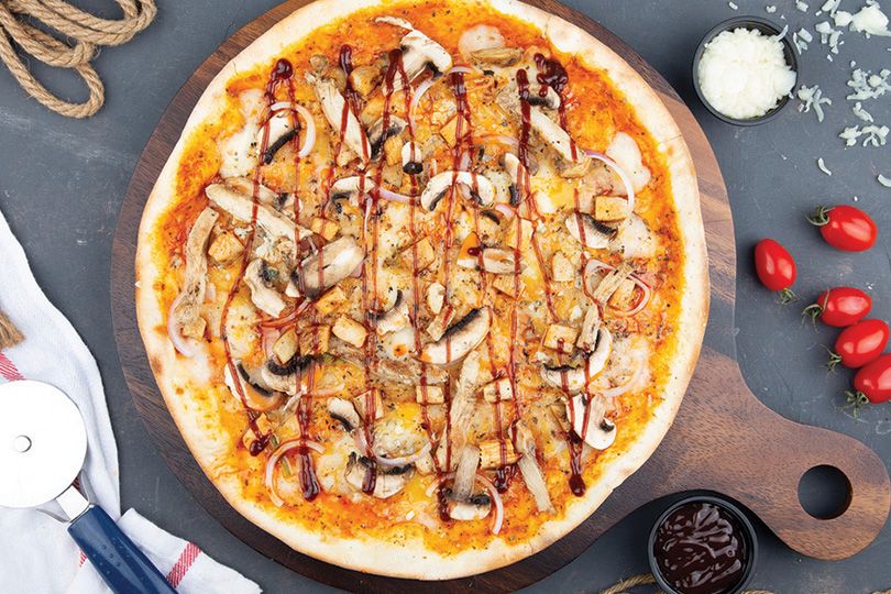 Chicken Barbeque Pizza