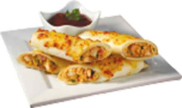 Chicken BBQ. Spin Rolls