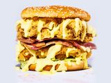 Chicken Beef Bacon Boom Sandwich