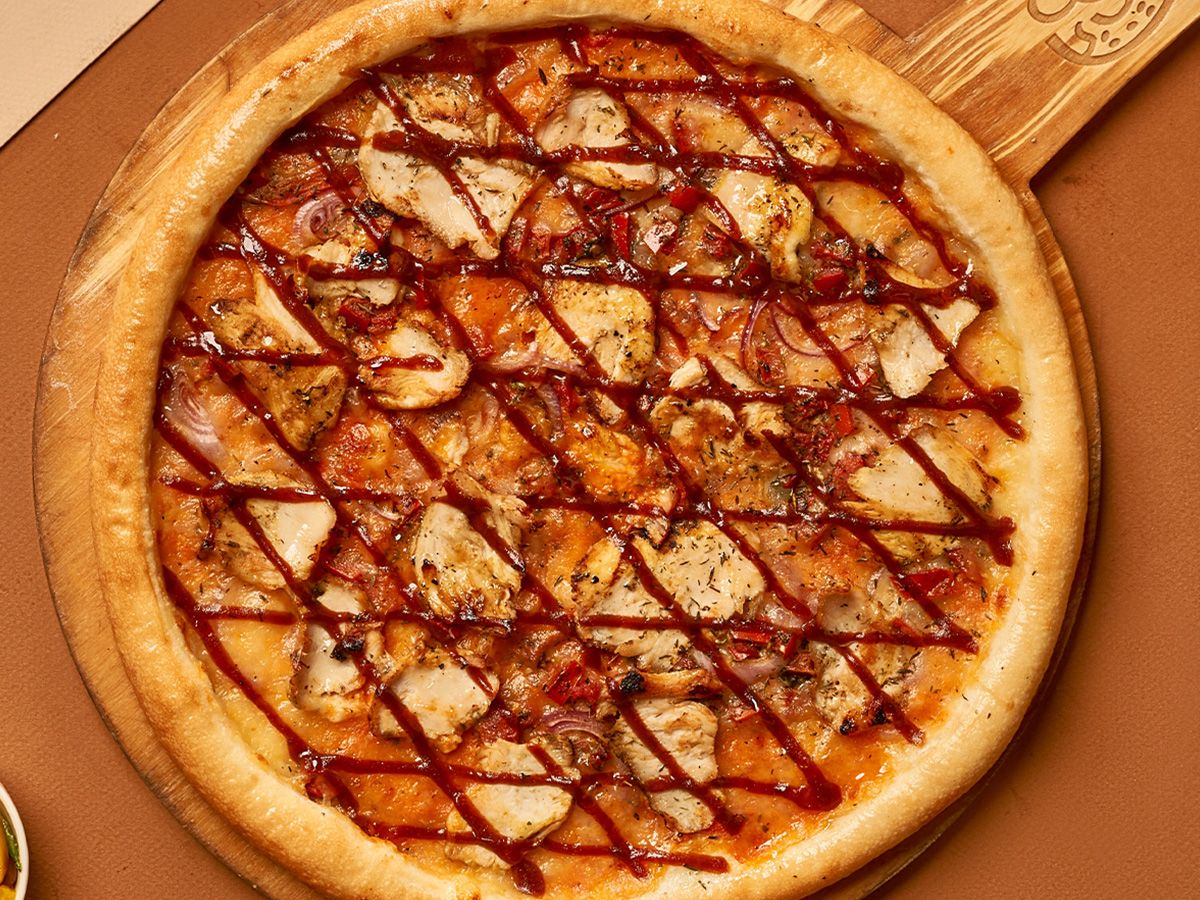 Chicken BBQ pizza