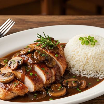 Chicken Brown Sauce