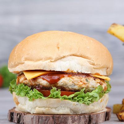 Chicken Burger Bun Bread