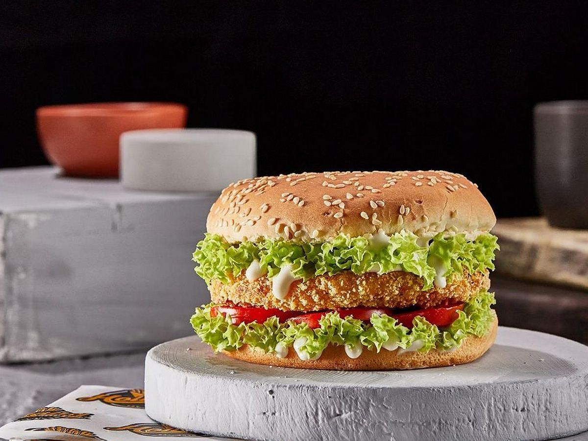 Chicken Cheese Burger Sandwich