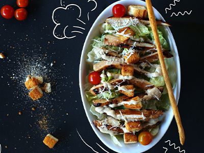 Chickn Caesar Salad