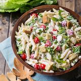 Chicken Caesar Salad With Pasta