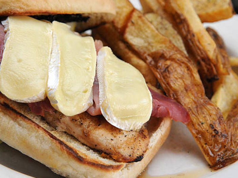 Chicken Cordon Bleu Sandwich