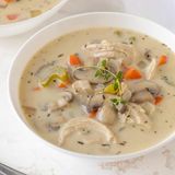 Cream With Mushroom Pieces Soup
