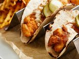 Chicken Crispy Crepe Sandwich