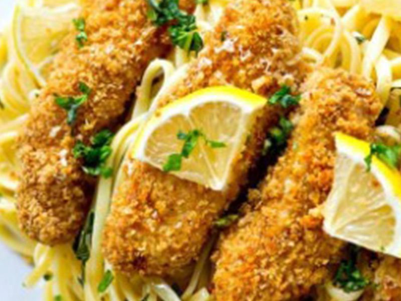 Crispy Chicken Pasta