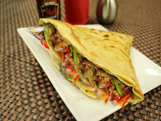Chicken Fajita Crepe