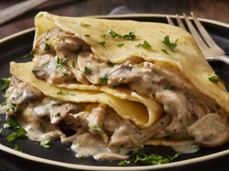 Chicken Fajita Crepe