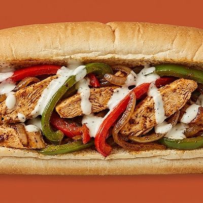 Chicken Fajita Meat and Chicken Sandwich