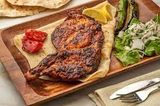 Chicken Grilled Half, Salad And Bread