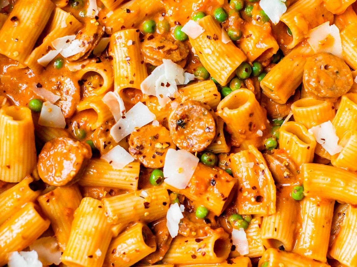 Chicken Hot Dog Pasta