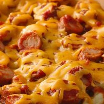 Hot Dog & Chicken Pizza Waffle