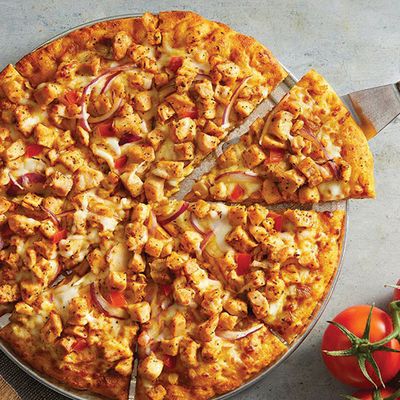 Italian pizza with chicken