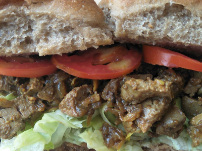 Chicken Liver Sandwich