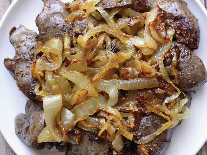 Chicken Liver With Onions