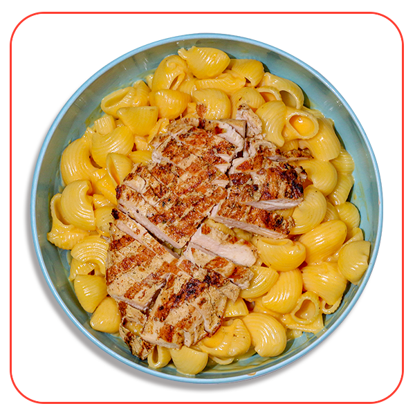 Crispy Chicken mac and cheese