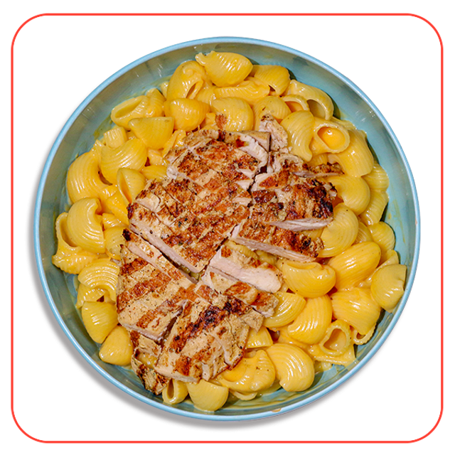 Crispy Chicken mac and cheese