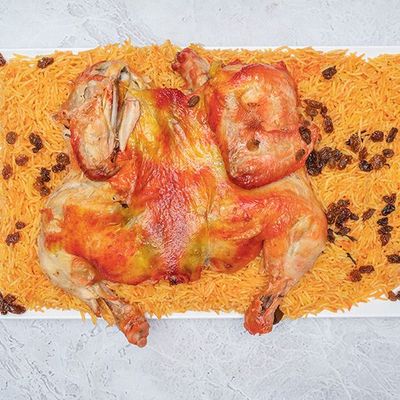 Mandi or grilled chicken with rice