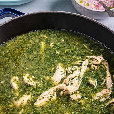 Chicken Molokhia Tagine