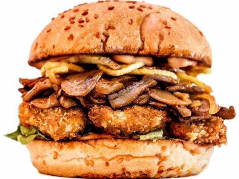 Chicken With Mushroom Sandwich