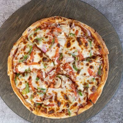 Chicken Mushroom Italian Pizza