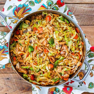 Chicken noodles