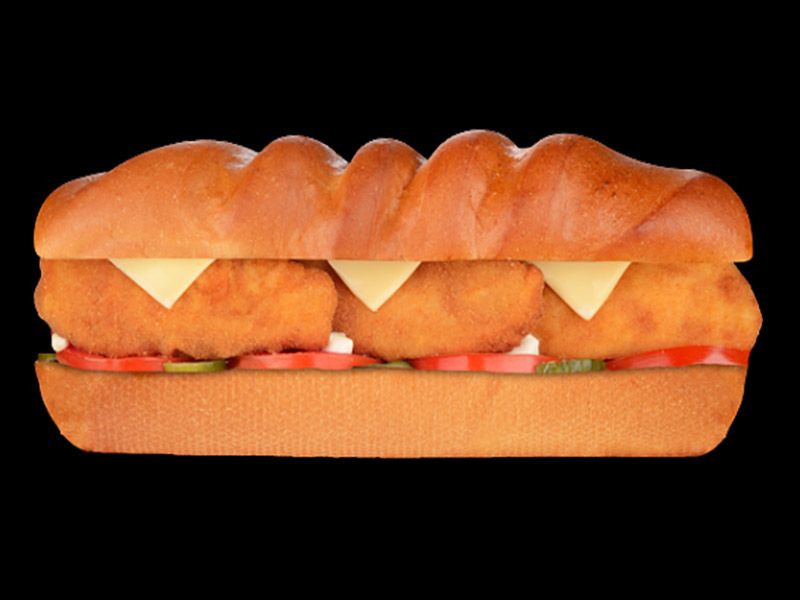Chicken Pane With Cheese Sandwich