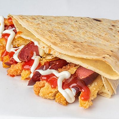 Pane Chicken On Sausage