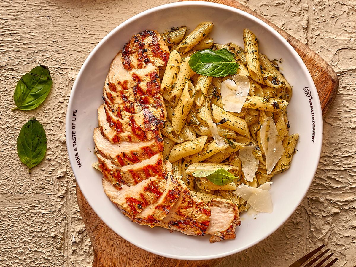 Chicken pesto pasta