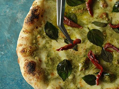 Chicken Pesto Pizza