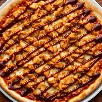 بيتزا إيطالية بالدجاج المشوي