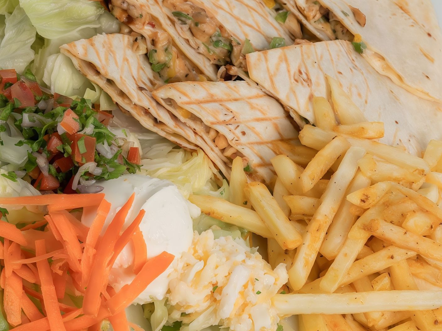 CHICKEN QUESADILLAS