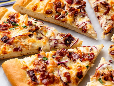Chicken Ranch Pizza
