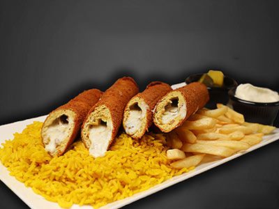 Chicken Roll Meal