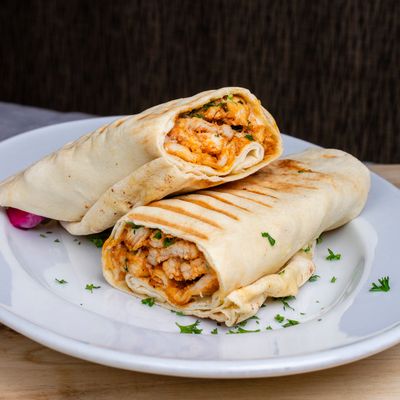 Arabic chicken shawarma Sliced Sandwich