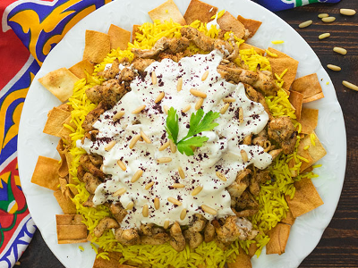 Chicken Shawarma Fatteh