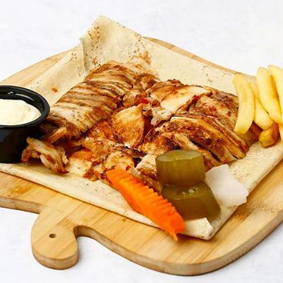 Chicken Shawarma Meal (Plate)