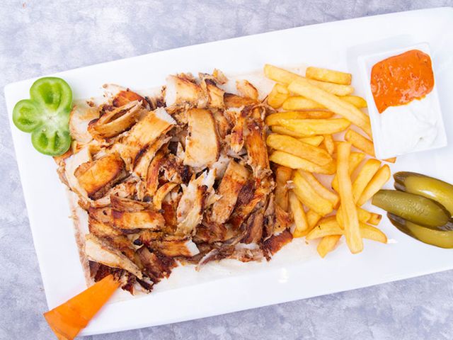 Arabic Chicken Shawarma Plate
