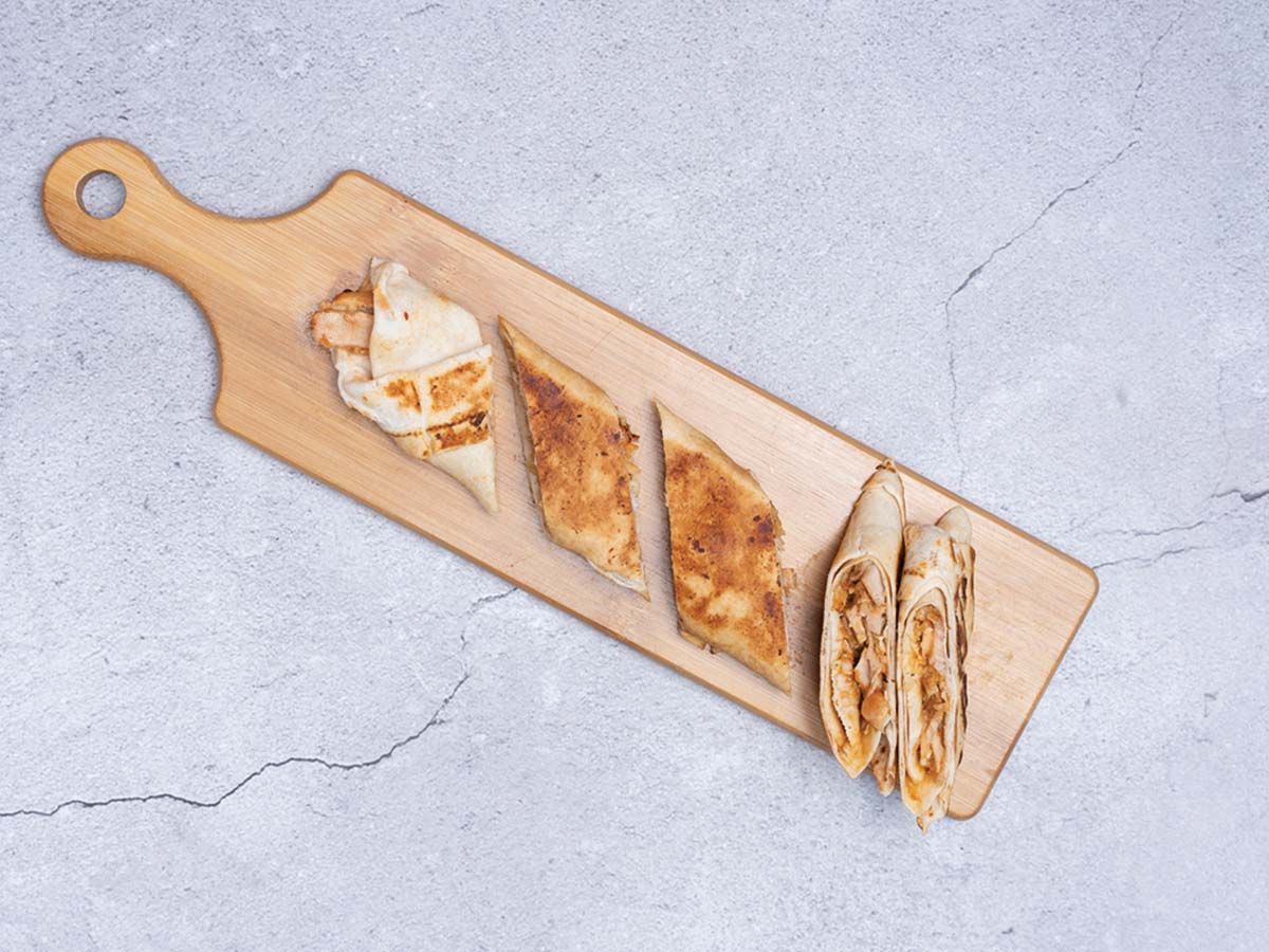Chicken Shawarma Saj Sandwich L