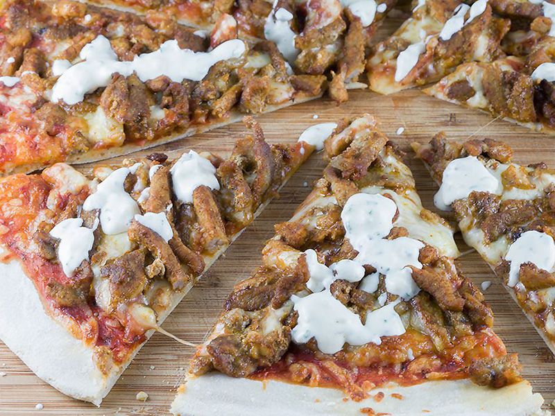 Chicken Shawerma Pizza
