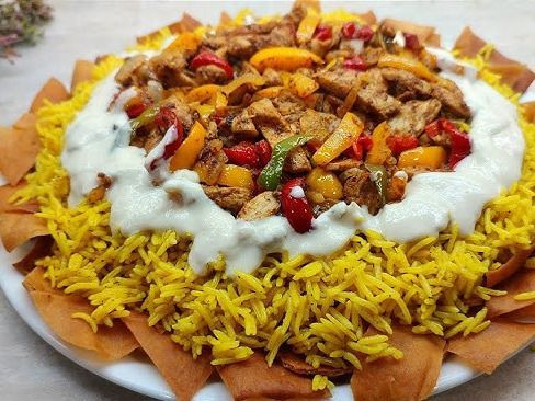 Chicken Shawerma Fatteh