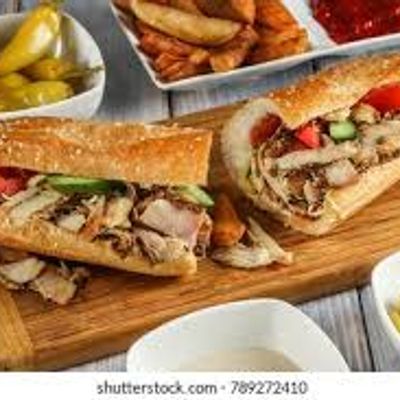 Chicken Shawerma French Sandwich