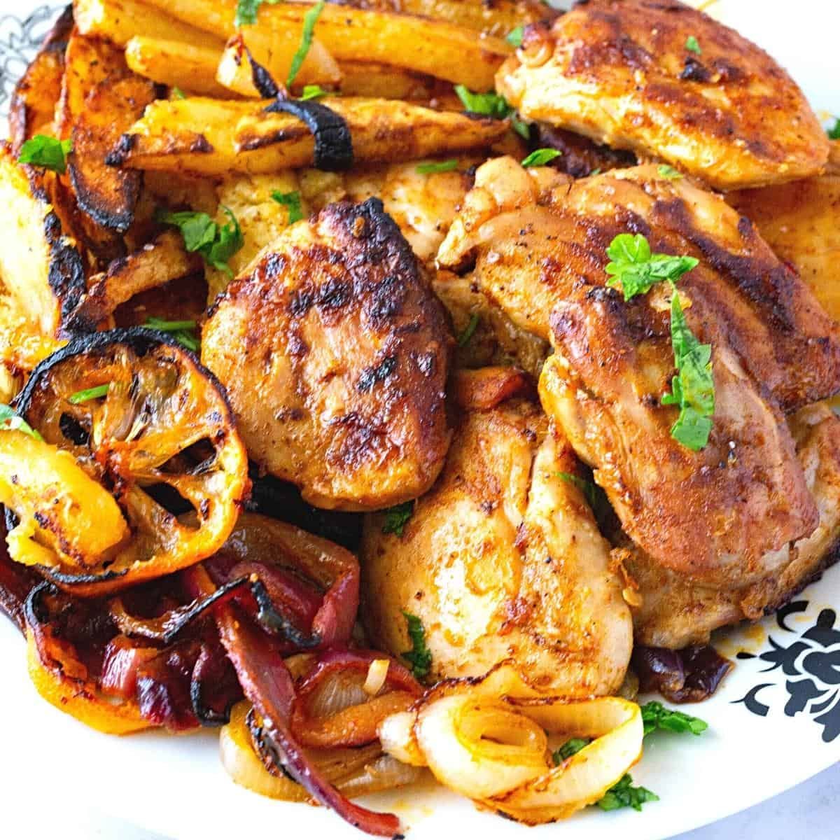 Chicken shawerma taco