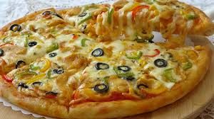 Chicken Shawerma Stuffed Pizza