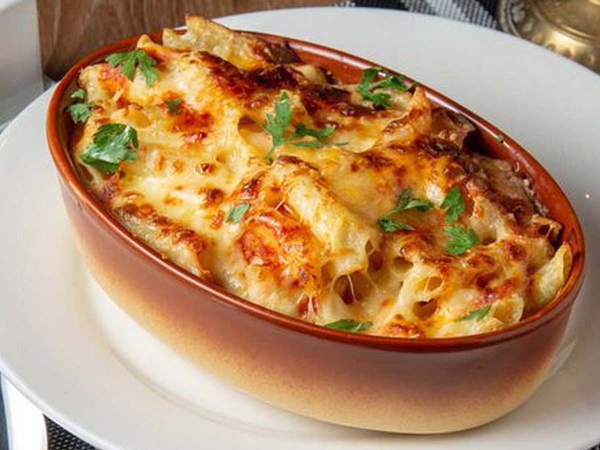 Chicken Shawerma and Cheese Pasta Tajeen