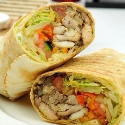 Chicken Shawerma Shami Bread