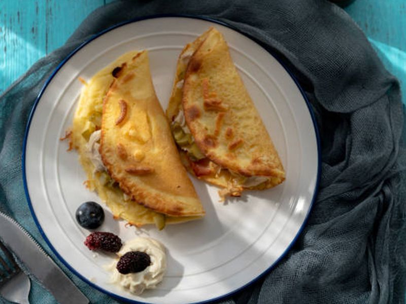 Chicken Shrimpo Crepe